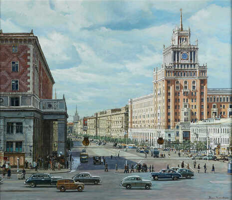 Чижов Борис Михайлович.  Площадь Маяковского